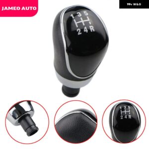 6速 マニュアル 車用ギアヘッド シフト ノブ フォード フォーカス 2 3 MK2 MK3 2005 - 2013 C-MAX KUGA FIESTA S-MAX B-MAX GALAXY - Silver 5 Speed