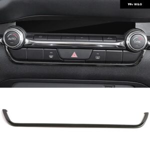 マツダ3 BP 2022-2019 アクセサリー インテリア モールディング セントラ ル コントロール USB デコレーション フレーム カバー トリム カスタム - black