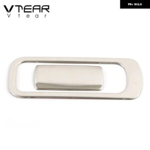 マツダ3 BP アクセサリー 副パイロット用 グローブ ボックス ハンドル トリム カバー フレーム 内装モールディング カー カスタム ステッカー 2019-2022 - Silver