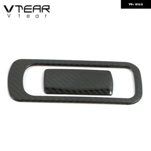 マツダ3 BP アクセサリー 副パイロット用 グローブ ボックス ハンドル トリム カバー フレーム 内装モールディング カー カスタム ステッカー 2019-2022 - black