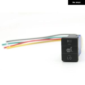 トヨタ レトロシート ヒーター シートファン スイッチ フロント リア カメラ ロッカー ボタン ケーブル プラグ付き - Left seat heated