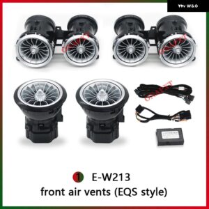 ベンツ E クラス クーペ CLS W213 W238 W257 E200 E300 E400 E43 E53 LEDバックライト エアベント ツイーターノズル スピーカー アンビエントライト - Set 15