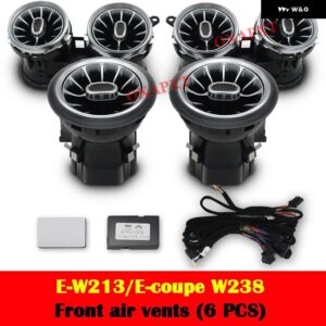 ベンツ E クラス クーペ CLS W213 W238 W257 E200 E300 E400 E43 E53 LEDバックライト エアベント ツイーターノズル スピーカー アンビエントライト - Set 1