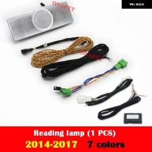 メルセデスベンツ S クラス W222 S320 S350 S400 S450 S500 車用 LED エアベント 3D ツイーター 天井 スピーカー アンビエントライト ノズルランプ - Set 9