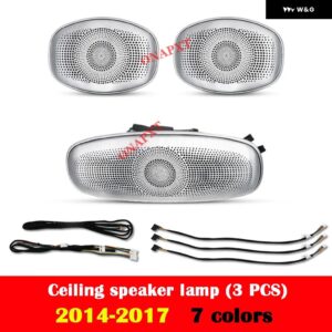 メルセデスベンツ S クラス W222 S320 S350 S400 S450 S500 車用 LED エアベント 3D ツイーター 天井 スピーカー アンビエントライト ノズルランプ - Set 11