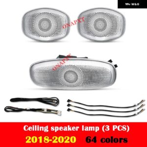 メルセデスベンツ S クラス W222 S320 S350 S400 S450 S500 車用 LED エアベント 3D ツイーター 天井 スピーカー アンビエントライト ノズルランプ - Set 12