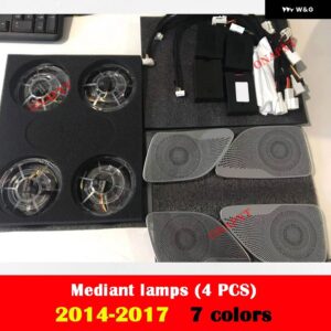 メルセデスベンツ S クラス W222 S320 S350 S400 S450 S500 車用 LED エアベント 3D ツイーター 天井 スピーカー アンビエントライト ノズルランプ - Set13