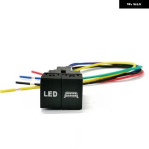 日産 X-TRAIL 2023 アクセサリー 車用デュアルキースイッチ LED DRL フォグランプ パワーLEDスポットライトスイッチ ボタン - LED spotlight