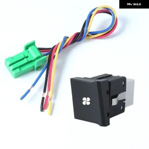 車 DRL パーキング レーダーセンサー LED 電源オンオフファン ステアリングホイール ヒータースイッチ ボタン VW パサート B7 2011-2015 - Fan