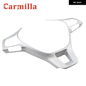 ABS製 カー ステアリングホイール カバー トリム フォルクスワーゲン VW パサート B8 ヴァリアント 2017-2021 アクセサリー ステアリングホイール - Matt Silver