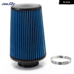 パフォーマンスエア フィルター 76MM 240MM高 コールドエアインテークエア フィルター TK-AF002G - Blue