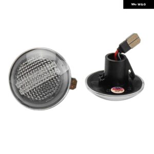 12V クリアレンズ ダイナミック LED サイドマーカーランプ アセンブリ ランドローバー レンジローバー L322 02-12 シーケンシャル ブリンカー - Clear Lens