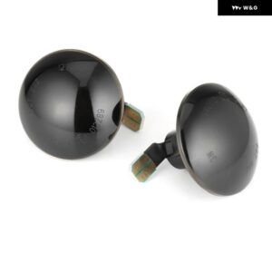 12V クリアレンズ ダイナミック LED サイドマーカーランプ アセンブリ ランドローバー レンジローバー L322 02-12 シーケンシャル ブリンカー - Smoked Lens