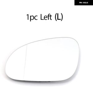 車 左 右 リアビュー サイドウィング 加熱 ミラー ガラス フォルクスワーゲン ゴルフ 5 MK5 GTI ヴァリアント R32 プラス クロス ゴルフ MK5 - 1PC Left