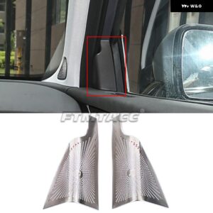 車ドア オーディオ スピーカー カバー A/Cピラー ツイーターホーンカバー リアドア パネル スピーカー ステッカー CHERY TIGGO 9 2025 - Front Triangle