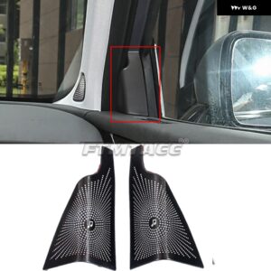 車ドア オーディオ スピーカー カバー A/Cピラー ツイーターホーンカバー リアドア パネル スピーカー ステッカー CHERY TIGGO 9 2025 - Front Triangle2