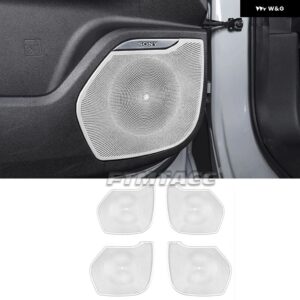 車ドア オーディオ スピーカー カバー A/Cピラー ツイーターホーンカバー リアドア パネル スピーカー ステッカー CHERY TIGGO 9 2025 - Door panel Silvery
