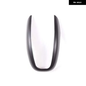 ABSカーボン スタイル 車内装ギア シフター ノブ フレーム カバー トリム アルファロメオ ステルヴィオジュリア2017-2019 インテリア アクセサリー - ABS Matte black