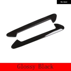 1ペア 車サイドエアフェンダーベントカバー トリム BMW X3 G01 X4 G02 2018 - 222 2023 光沢ブラックキット アクセサリー - Glossy Black