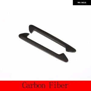1ペア 車サイドエアフェンダーベントカバー トリム BMW X3 G01 X4 G02 2018 - 222 2023 光沢ブラックキット アクセサリー - Carbon Fiber