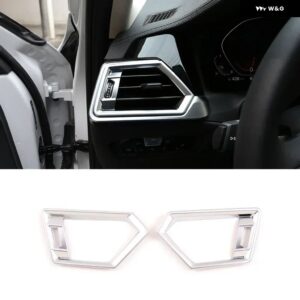 ABSカーボンサイド エアコン ベント アウトレット カバー トリム BMW 3シリーズG20 G28 2020-2022自動車 装飾 アクセサリー - style 2
