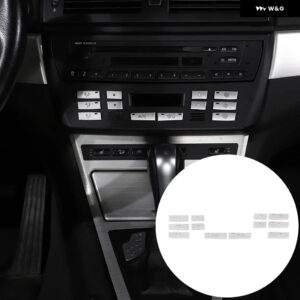 合金 車用 ヘッドライト スイッチシートヒーター ボタン ステッカー BMW X3 E83 2006-2010 エアコン ボタン パッチキット アクセサリー - SA3