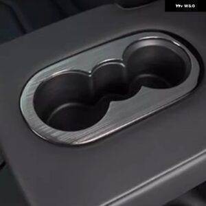 リア アームレスト ウォーターカップ ホルダー パネル フォルクスワーゲン VWティグアンMK2 2017 - 20アクセサリー インテリア モールディング スタイリング - BK