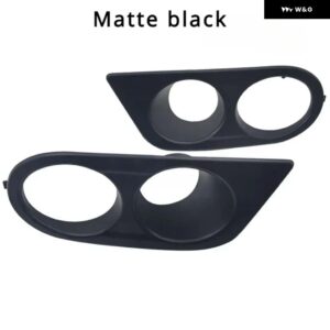 車用フロント バンパー グリル フォグランプ カバー グリル トリム ハニカムメッシュ BMW E46 M3 2001 - 06 アクセサリー - Matte Black