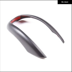 アルファロメオ ステルヴィオ ジュリア 2017-2019 車用ギアヘッド シフト ノブ ハンドルカバー トリム ステッカー ABS カーボンパターン アクセサリー - Matt black