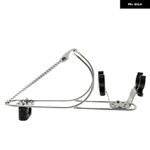 ポータブル ホース蹄形 安全 ブラケット マリン ライフブイ リング ホルダー ステンレス 防錆 ボートハードウェアパーツ - b