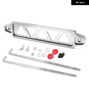 2025 ダズリング カーバッテリー ブラケット 218MM アルミバッテリー マウント ホルダー ブラケット 取り付けツール付き ホンダ シビック EK EG - Silver