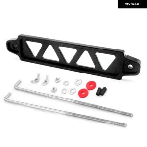 2025 ダズリング カーバッテリー ブラケット 218MM アルミバッテリー マウント ホルダー ブラケット 取り付けツール付き ホンダ シビック EK EG - black