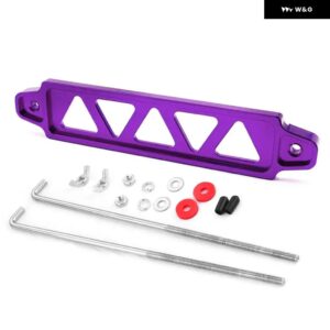 2025 ダズリング カーバッテリー ブラケット 218MM アルミバッテリー マウント ホルダー ブラケット 取り付けツール付き ホンダ シビック EK EG - Purple