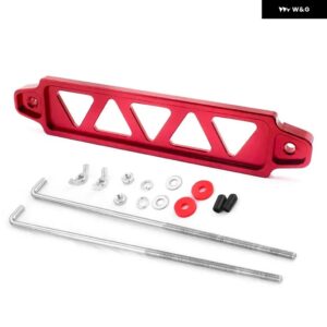 2025 ダズリング カーバッテリー ブラケット 218MM アルミバッテリー マウント ホルダー ブラケット 取り付けツール付き ホンダ シビック EK EG - Red