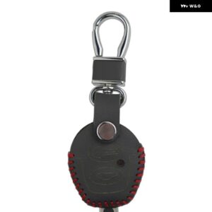 車用キーカバー VW ポロ ゴルフ パサート ボーラ シャラン シュコダ オクタビア ファビア シート コルボダ レオン イビサ キー チェーン ケース キーバッグ - red