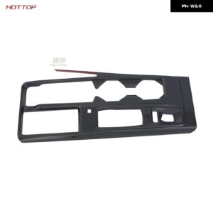 トヨタ カムリ 2024 カーボン インテリア シフト フレーム ガラス スイッチ パネル ハンドル シフト ヘッド - 7 Left hand driving