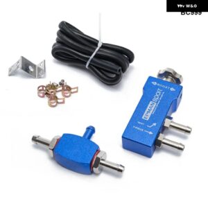 合金 MBC 調整 マニュアル インキャビン ブースト コントローラ ー ポリッシュ仕上げ レーシングパーツ ブラック ブルー レッド TK-BC999 - Blue