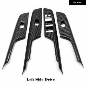 トヨタ ハリアー ヴェンザ XU80 2020 2021 用 ABS カーボン インテリア アクセサリー 装飾 カバー トリム - Left side drive