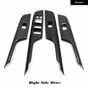 トヨタ ハリアー ヴェンザ XU80 2020 2021 用 ABS カーボン インテリア アクセサリー 装飾 カバー トリム - Right side drive
