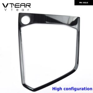 フォルクスワーゲン VW ティグアン 2023-2017 アクセサリー ギア シフト パネル ステンレス カバー トリム インテリア モールディング カー スタイリング - style 2