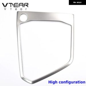 フォルクスワーゲン VW ティグアン 2023-2017 アクセサリー ギア シフト パネル ステンレス カバー トリム インテリア モールディング カー スタイリング - style 4