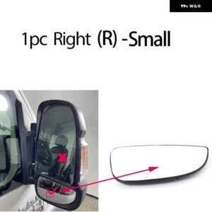 左/右サイドミラー ガラスリアビューリアビュー 外装 フィアットデュカート2021-2023ラムプロマスター2014-2023 - 1pc Right- Small