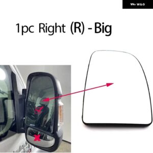 左/右サイドミラー ガラスリアビューリアビュー 外装 フィアットデュカート2021-2023ラムプロマスター2014-2023 - 1pc Right - Big
