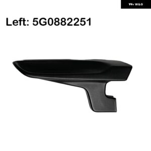 左右車フロントブラックシート高さ調整レベルハンドル VW ゴルフ 7 7.5 2013 - 17-2021 5G0882251 5G0882252 - Left