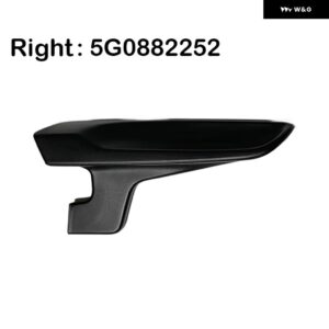 左右車フロントブラックシート高さ調整レベルハンドル VW ゴルフ 7 7.5 2013 - 17-2021 5G0882251 5G0882252 - Right