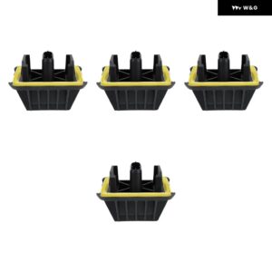 車用ジャッキリフト パッド パック サポート リフティングブロック 51719448471 ジャッキポイント パッド 交換用 5シリーズ セダン G60 I3 G28 I5 G68 - 4 pieces