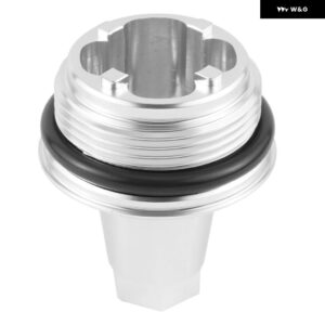 バルブ キャップ アルミカバー キット BMW N54 E90 E91 E92 E82 E88 E89 E60 E61 E71 ツインターボ エンジン カーアクセサリー - Silver PCV Cap