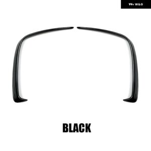 メルセデスベンツ アクセサリー 2013-2018 W176 A200 A250 A260 A45 AMG ハッチバック カー リア バンパー エアインテークベント カナード スプリット - black2