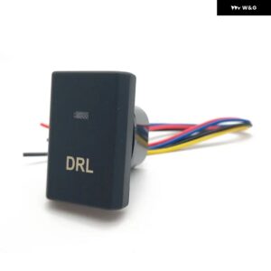 車用 LED DRL ライト パワー パーキング レーダーファンスポットライト カメラ フォグランプ ミラー ヒータースイッチ ボタン フォード トランジット - DRL