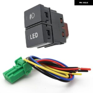 ホンダ デュアルキースイッチ フォグランプ レコーダー レーダー パワー LED ステアリングホイール ヒーター スイッチ ボタン - Rog-LED